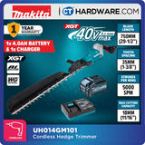 MAKITA UH014 GM101/ GZ CORDLESS HEDGE TRIMMER 40V 4.0AH 29-1/2" 5000SPM