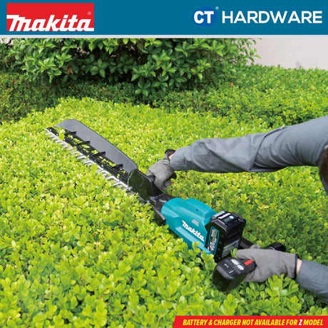 Makita UH014GM101/ GZ XGT 40Vmax Cordless Brushless Hedge Trimmer 3-Speed 750mm (Body Only | 1-Battery)