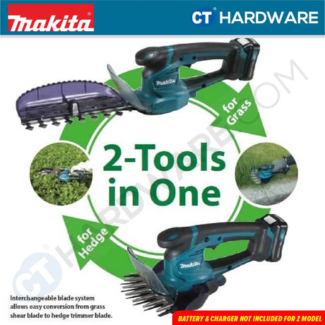 Makita UH201DWAX/ DZ CXT 12Vmax Cordless Hedge Trimmer 200mm (Body Only | 1-Battery)