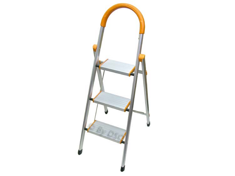 ACCUBIT AMTH103 ALUMINIUM STEP LADDER  70CM  ( 3 LEVEL ) 119 SERIES EN131