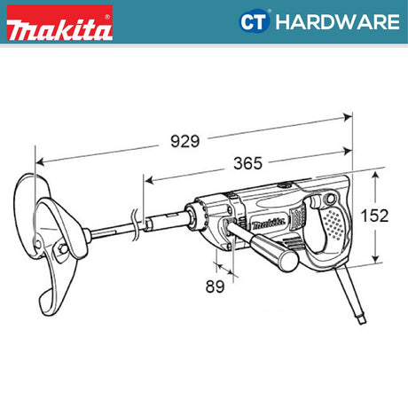 MAKITA UT2204 POWER MIXER