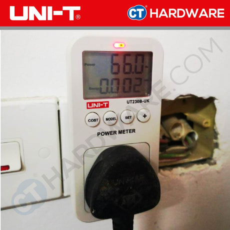UNI-T UT230B-UK POWER ENERGY METER SOCKET 100V-260V | 2990W | 45-65HZ [ UT230BUK ]