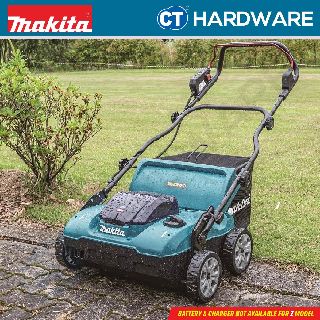 MAKITA UV001GZ CORDLESS SCARIFIER 40V | 15" | 1700W | 3200RPM | GRASS CATCHER 50L WITHOUT BATTERY & CHARGER