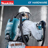 MAKITA VC009GZ CORDLESS BACKPACK VACUUM CLEANER 40VMax | 1.9m³/min | 18 kPa WITHOUT BATTERY AND CHARGER