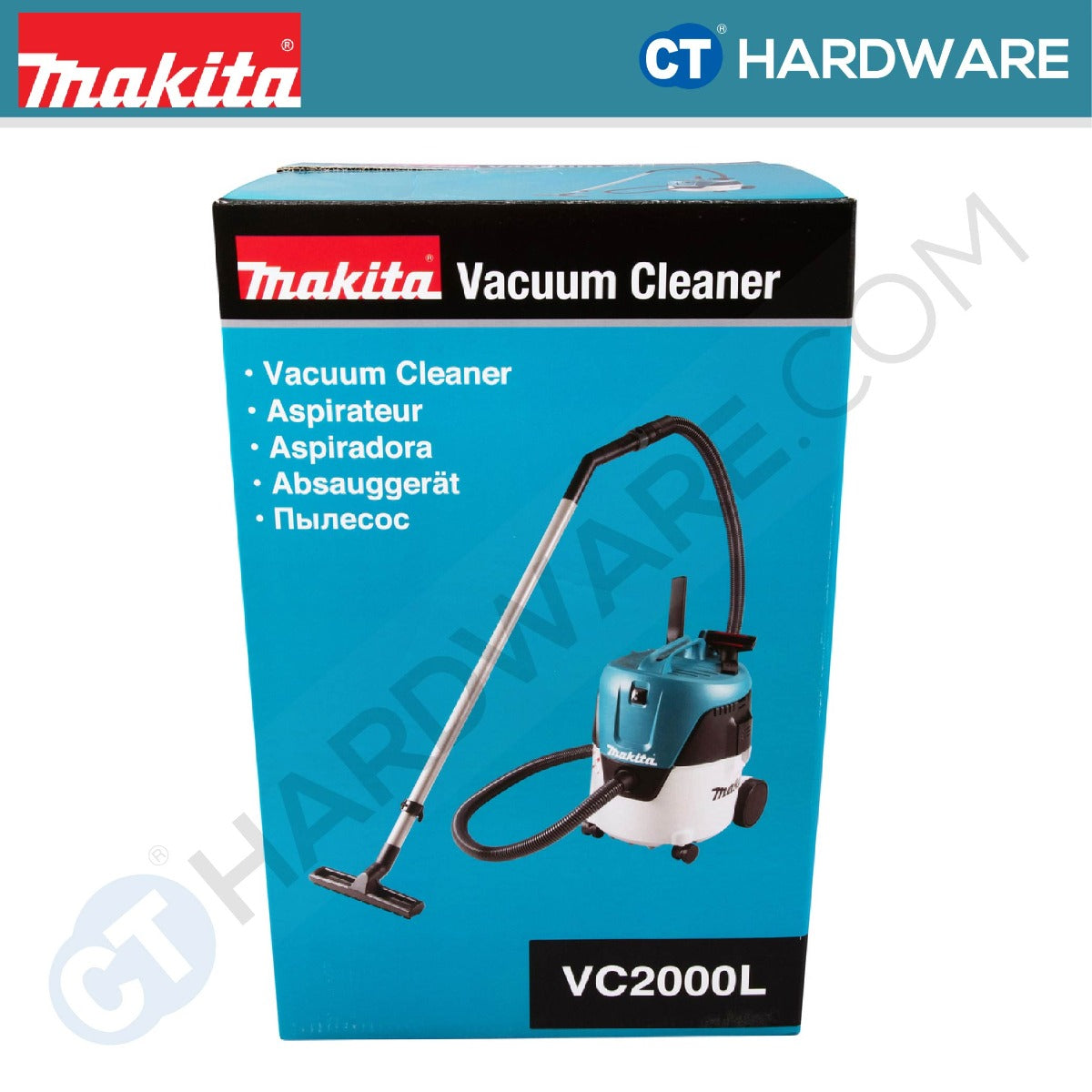 MAKITA VC2000L CORDED VACUUM CLEANER WET & DRY 21KPA DUST 20L WATER 13L