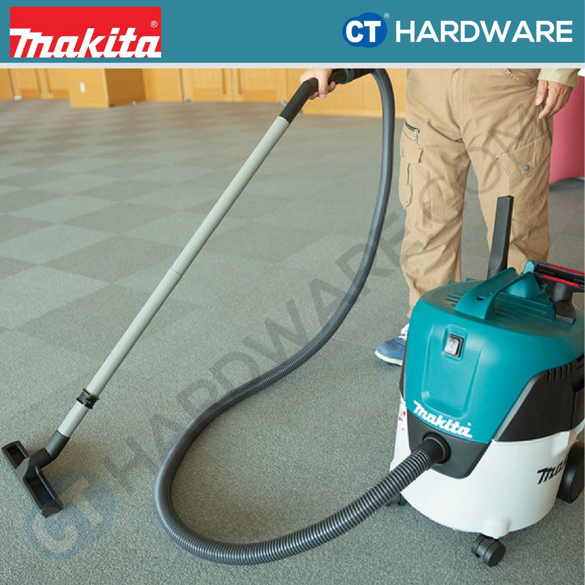 MAKITA VC2000L CORDED VACUUM CLEANER WET & DRY 21KPA DUST 20L WATER 13L