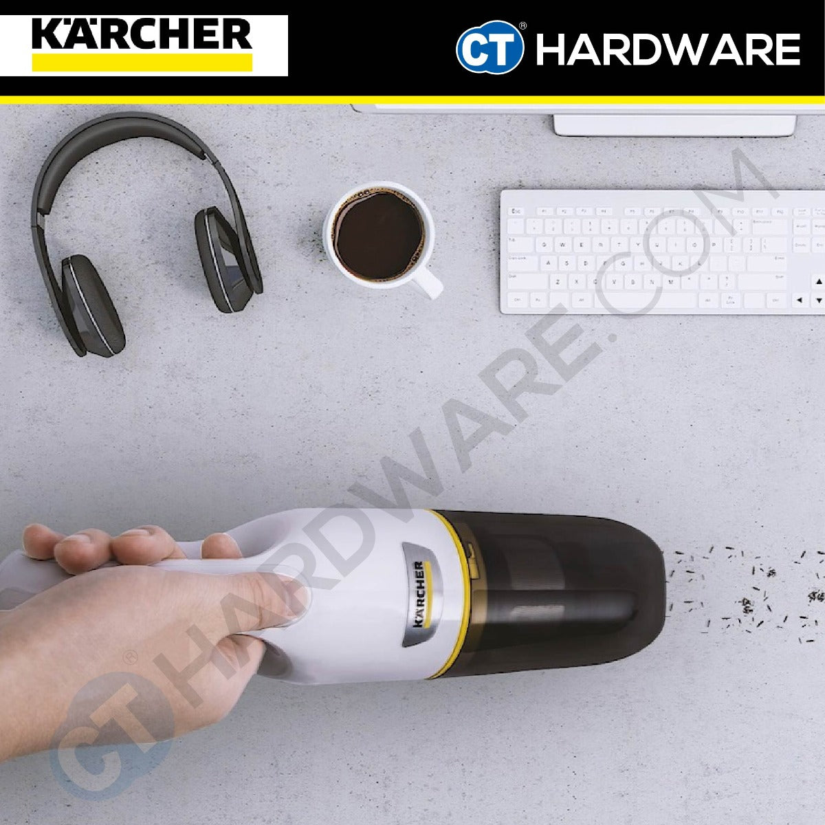 Karcher VCH 2 Cordless Handheld Vacuum Cleaner 7.2V [VCH2 | 11984000]
