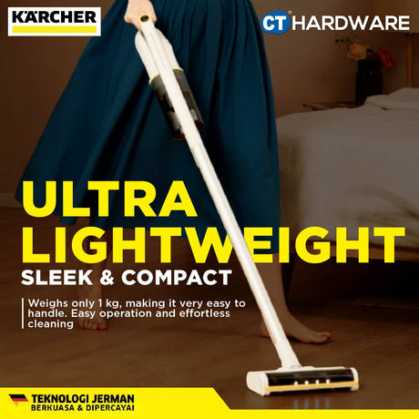 Karcher VCS 3 CORDLESS Upright Vacuum Cleaner 18V 2.5Ah [VCS3CORDLESS | 11988010]