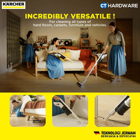 Karcher VCS 3 CORDLESS Upright Vacuum Cleaner 18V 2.5Ah [VCS3CORDLESS | 11988010]