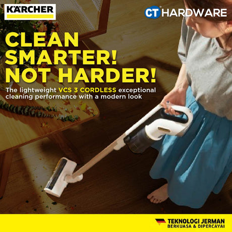 Karcher VCS 3 CORDLESS Upright Vacuum Cleaner 18V 2.5Ah [VCS3CORDLESS | 11988010]