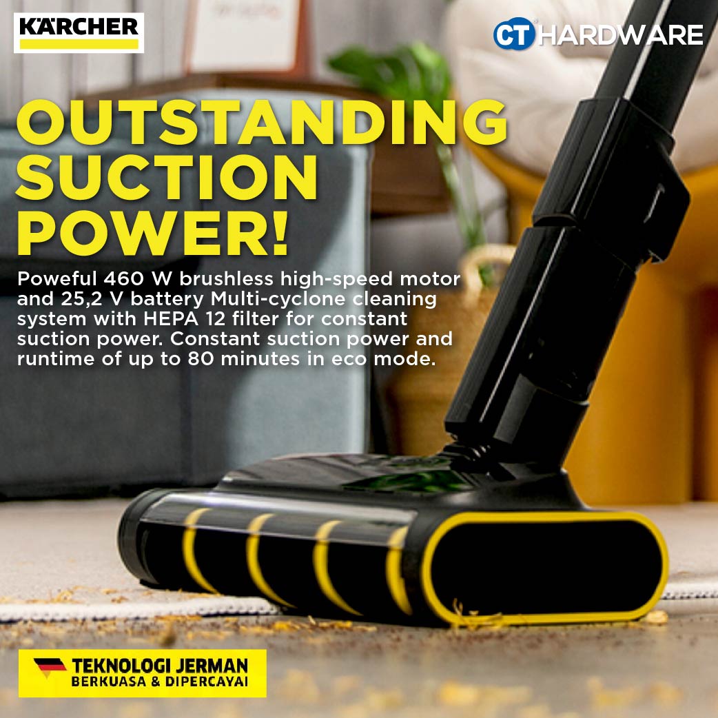 Karcher VCS 5 CORDLESS Upright Vacuum Cleaner 25.2V 2.5Ah [ VCS5CORDLESS | 11982950]