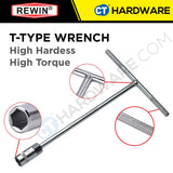 REWIN WBT T-TYPE WRENCH SIZE(MM): 8 / 9 / 10 / 11 / 12 / 13 / 14 / 15 / 16 / 17 / 18 / 19