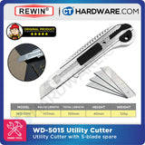 REWIN WD5015 UTILITY CUTTER / KNIFE RETRACTABLE RAZOR KNIFE