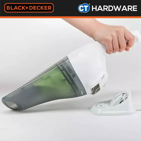 BLACK+DECKER  WD7201 CORDLESS 7.2V WET & DRY HAND VACUUM