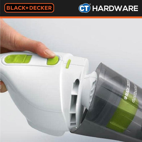 BLACK+DECKER  WD7201 CORDLESS 7.2V WET & DRY HAND VACUUM