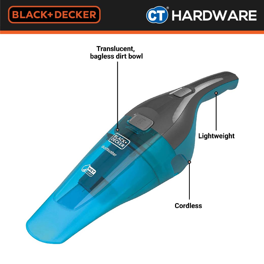 BLACK+DECKER WDA320B LITHIUM-ION WET & DRY VACUUM CLEANER 10.8V 0.90KG