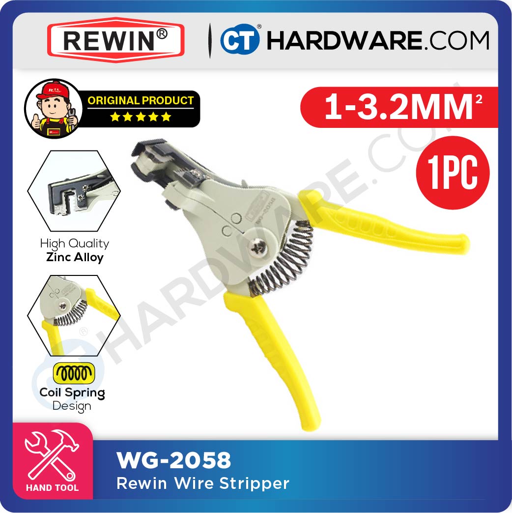 REWIN WG2058 HIGH GRADE WIRE STRIPPER