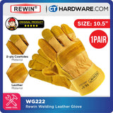 REWIN WG222 HALF LEATHER HAND GLOVE 260MM ( 10.5" )