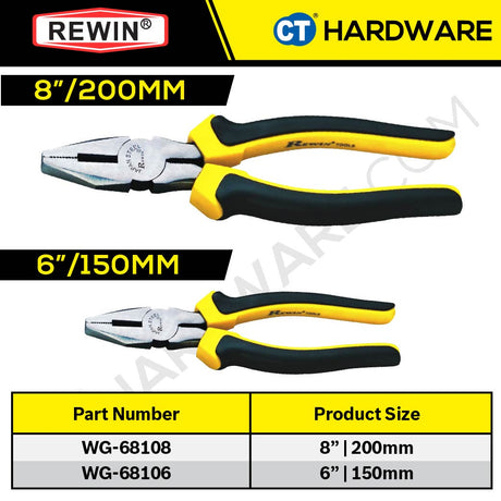 Rewin 6" Combination Pliers WG68106