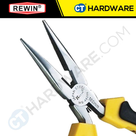 REWIN WG68206 LONG NOSE PLIER 6" / 150MM