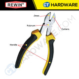 Rewin 6" Diagonal Cutting Pliers WG68306