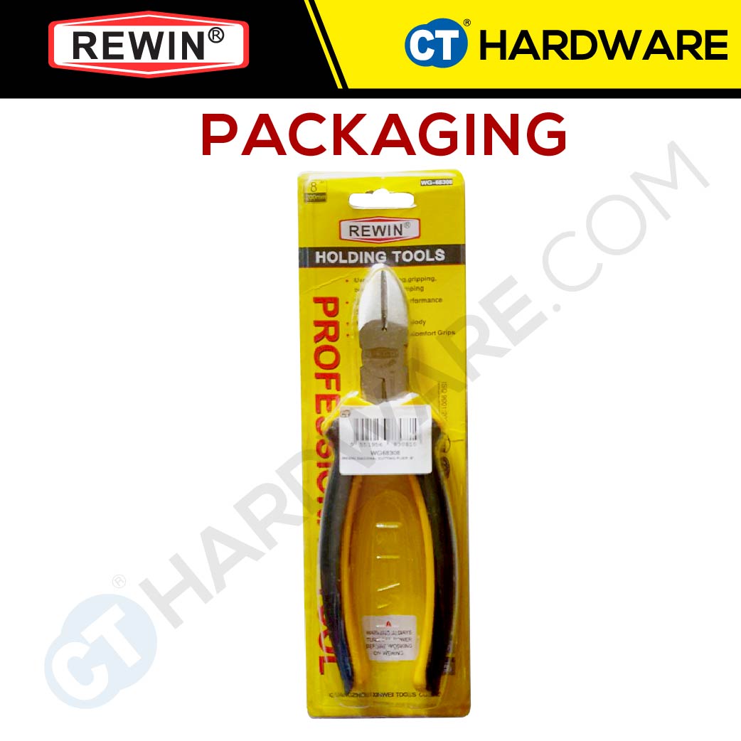 Rewin 6" Diagonal Cutting Pliers WG68306
