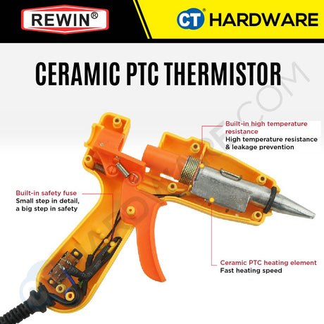 REWIN WH13020 HOT MELT GLUE GUN SERIES 20W