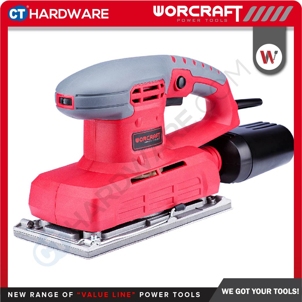 WORCRAFT FS300W CORDED FINISHING SANDER 300W