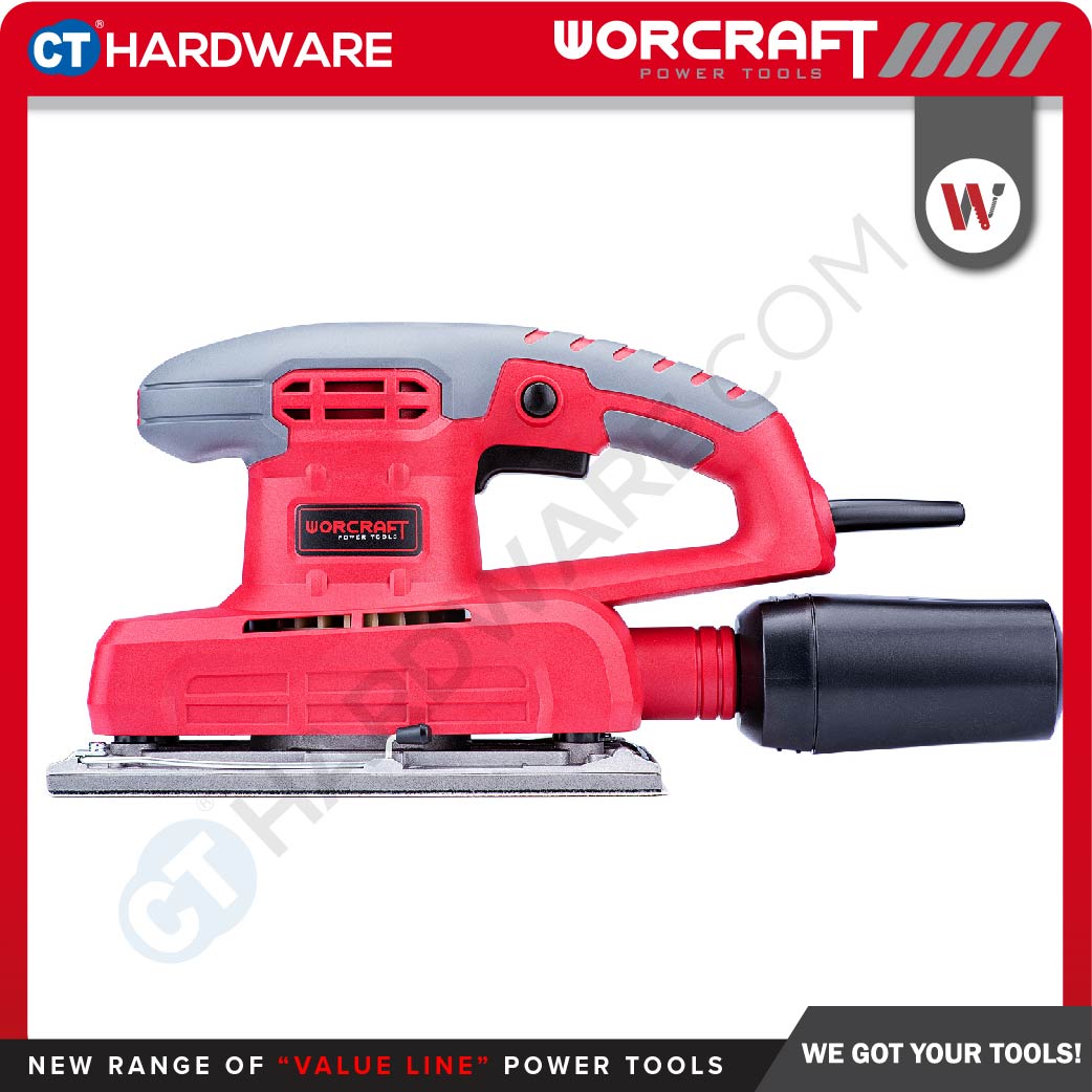 WORCRAFT FS300W CORDED FINISHING SANDER 300W