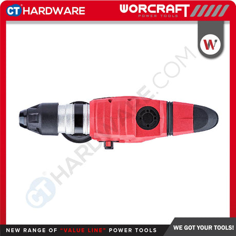WORCRAFT RH18-38X CORDED ROTARY HAMMER 3-MODE | 1800W | 800RPM | SDS PLUS COME WITH ACCESSORIES ( RH1838X )