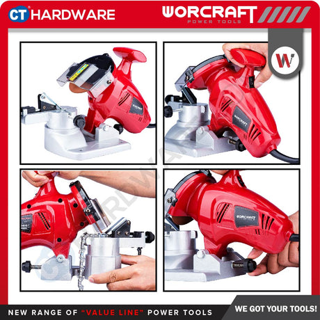 WORCRAFT SS18-100 CORDED CHAIN SAW SHARPENER 180W | 6300RPM [ SS18100 ]
