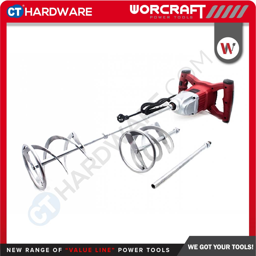 WORCRAFT EM14-140  ELECTRIC POWER MIXER 1400W 300-650RPM 140MM (EM14140)