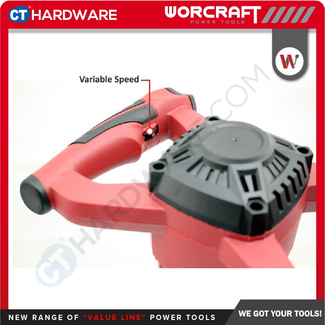 WORCRAFT EM14-140  ELECTRIC POWER MIXER 1400W 300-650RPM 140MM (EM14140)