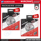 WORCRAFT Original Accessories TCT Saw Blade 115 X 9.5 X 1.0 X ( 24T / 36T ) For CMCSS20LiB Circular Saw [ WPI19115MCS ]