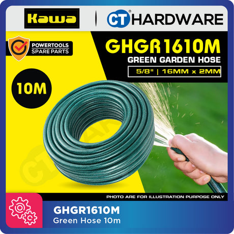 Kawa Green Garden Hose 5/8" (5m / 10m) [GHGR1605M / GHGR1610M]
