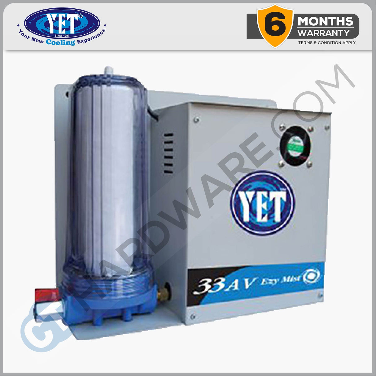 YET33AV Mist Module System 45CM (L) x 15CM (D) x 33CM (H)