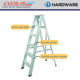 EVERLAS YSS SINGLE SIDED LADDER AVAILABLE STEP FROM 5 TO 12 STEPS FOR HOUSEHOLD APPLICATION