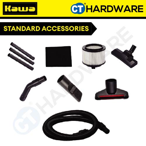 Kawa ZD220920L Wet & Dry Vacuum Cleaner with Blower Function 1200W | 20L | 80dBA | 17KPA | HEPA FILTER
