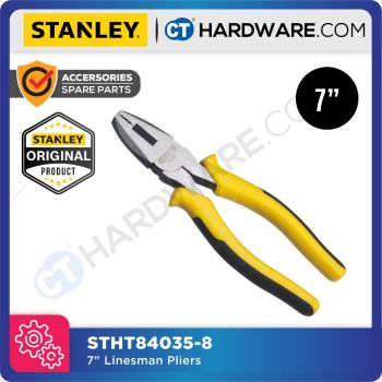 STANLEY STHT84035-8 LINESMAN PLIER 7"  (MAXGRIP)