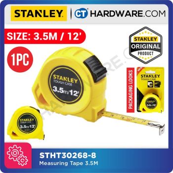 STANLEY STHT30268-8 MEASURING TAPE 3.5M RUBBER GRIP - 1PC [ 30268 ]
