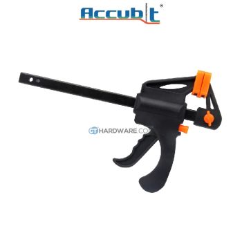 Accubit 150mm (6") Portable Quick Woodworking Clamp Plastic for DIY
