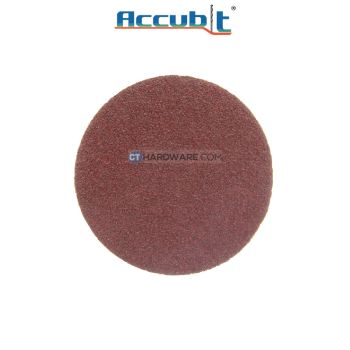 Accubit 2490030080 Abrasive 80 Grit Velcro Sandpaper 100mm (4"), 5pcs-pack