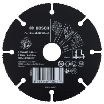 2608642952 Bosch Carbide Multi Wheel