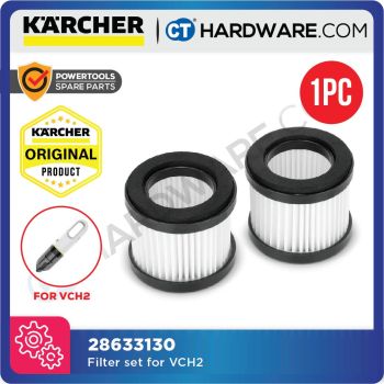 KARCHER 28633130 FILTER SET FOR VCH 2 CORDLESS HANDHELD VACUUM CLEANER [ VCH2 ]