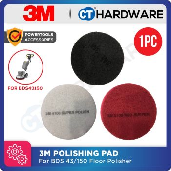 3M ORIGINAL POLISHING PAD 16" FLOOR BUFFING & CLEANING SUITABLE FOR BDS 43/150 C FLOOR POLISHING MACHINE