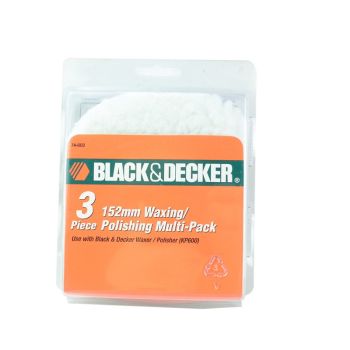 Black & Decker 74603 Waxing/Polishing Multi-Pack Blue and White for KP600