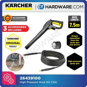 Karcher 26439100 High Pressure Hose 7.5 Meter + Gun K2050