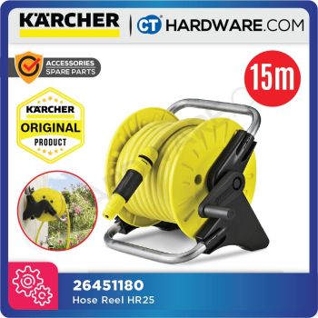 Karcher 26451180 Hose Reel HR25 C/W 15M 1/2" Hose