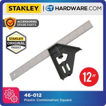 STANLEY 46-012 Plastic Combination Square (12")