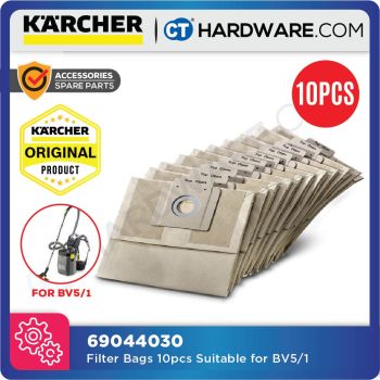 Karcher 69044030 Paper Filter Bags x 10pcs